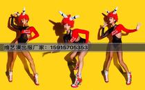 Weiyis new bar nightclub GOGO atmosphere interactive tour cute and funny sports style costume a