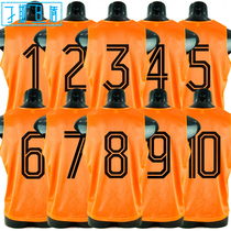 New football training basketball match number vest custom printing team uniform competition to expand vest men and women