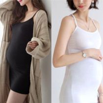 Maternity sling with base skirt female long size hot mom modal vest petticoat pregnancy dress