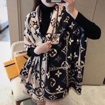 High end custom 2021 autumn and winter cashmere scarf female Korean version long thick wool warm shawl double-sided scarf