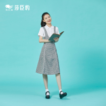 Shenzhen school uniform Shachen Leopard middle school girls summer dress dress