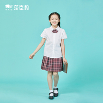 Shenzhen school uniform Sha Chen Leopard Primary School Girls Summer Dress