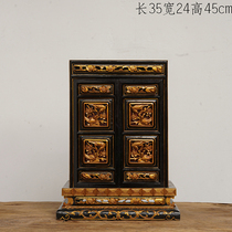 The Liberation Period Wood Sculpture Sketch Golden Buddha Niches Niche Folklore Ancient Old Objects Ancient Play Antique Collection Vintage Pendulum Pieces