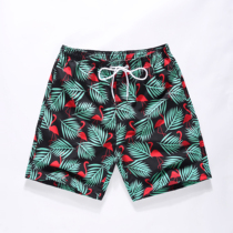 2019 new product Xunlang beach pants mens loose quick-drying boxer swimming trunks five-point couple seaside vacation shorts