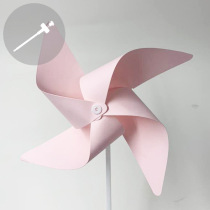 Windmill Diy Handmade Material Bag Kindergarten Creative Production Drawing Small Windmill Children Toy Bike Spin