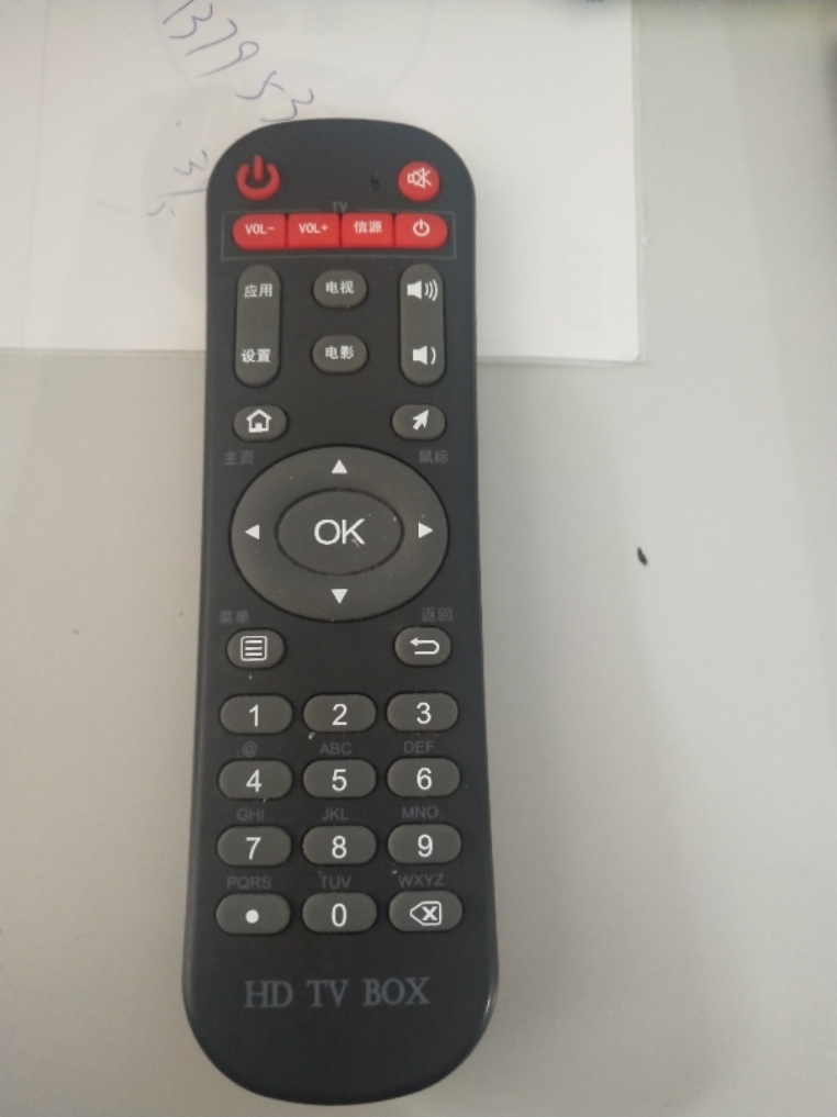 Set-top box remote control link please note the brand model k7se3TWgr4 (be sure to note the model)