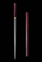 Zhejiang Province Arts and Crafts Master Ji Satoshis hand as unopened blade meteor large tile sword custom made