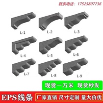 Gypsum beam support Chinese-style European-style exterior wall molding decorative lines Senyuan door opening arc-shaped arch molding finished product customization