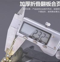 Qiwei hinge hardware folding desktop folding table countertop folding door Zinc alloy hinge flap folding dining table