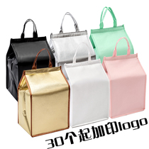 681012 inch takeaway cake insulated bag cooler bag cooler bag delivery bag aluminum foil padded custom