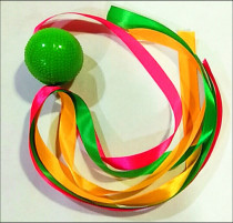Silicone soft ball Ribbon Ball matte inflatable soft ball elderly special Ribbon Ball Tai Chi soft ball soft ball
