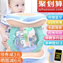 Baby Music hand clap drum children beat drum charging early Education 8 puzzle 1 year 0-6 months 16 baby toys 3