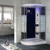 Integral bathroom shower room integrated tempered glass arc fan-shaped partition shower bath closed bath room bathroom