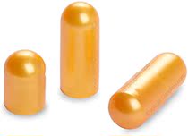 PureCapsUSA - Gold (Metallic) Gelatin Capsules Size