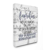 Canvas 36x48 Stupell Industries Family Branches and