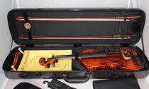 High-grade carbon fiber violin box 4 4 shoulder straps with hygrometer portable