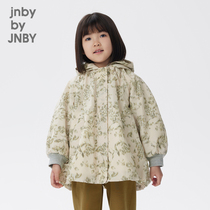 Inner Riga Suede] New Jiangnan Bclothes Childrens clothing 22 winter wind clothes printed with clot jacket girl 1MB910850