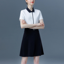 Professional suit womens summer dress high-end fashion temperament goddess Fan summer civil servant interview formal work clothes