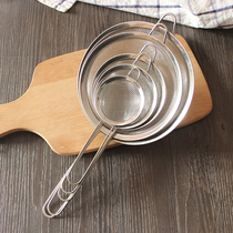 Stainless steel colander filter flour sieve cake bread base tool multi-size optional