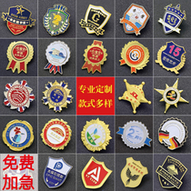 Metal badges customized medals badges brooches customized School emblems commemorative coins medal design customization