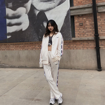 South Korean tidal Nerdy casual sportswear suit Two sets of stars iu Tongan autumn lovers jacket