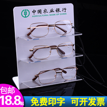 White acrylic reading glasses display stand Bank service counter glasses display storage shelf Myopia glasses frame