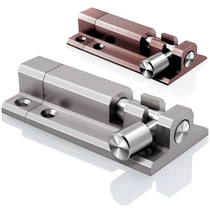 Aluminum alloy door latch door bolt door buckle anti-theft latch lock buckle thickened toilet wooden door latch door latch door latch