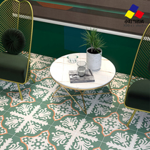 Green restaurant Morocco tile 300x300 retro homestay kitchen balcony tile toilet bathroom floor tiles