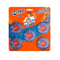 Mr. Weirang Clean Toilet Treasure Flavor Blue Bubble Toilet Flush and Descaling Cleaning 1 Board 5 pieces