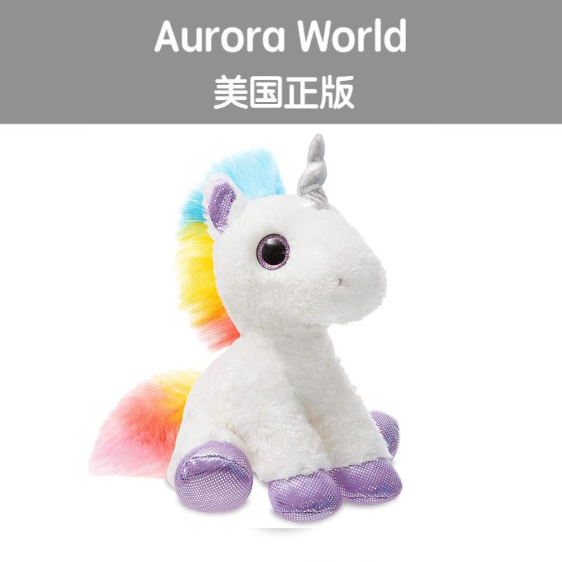 American Aorora World genuine Wang Rinkai with a unicorn doll doll doll plush toy