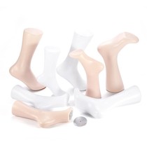 Foot mold white socks mold leg mold socks props men and women inverted socks mold fake socks mold plastic men and women foot mold