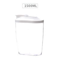 Can rice fresh transparent box rice barrel jar grid supplies storage sub-insurance sealed kitchen Valley box Miscellaneous grain household Defense