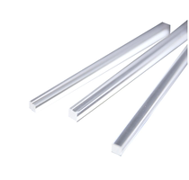 Hot selling acrylic PMMA reinforced square strip transparent plexiglass square rod 8X8 Factory Direct Sale high quality and low price