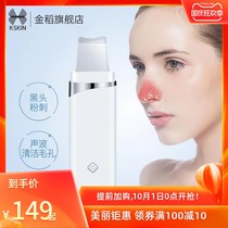 Golden rice ultrasonic shovel Machine Beauty instrument to acne instrument face suction artifact blackhead shovel pore cleaner