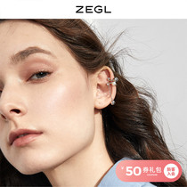 ZEGL designer Advanced touching Pearl Ear Clip Woman Temperament Lukewarm Ear Bone Clip Earrings Without Earthy Ear Accessories