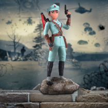 Red Army Long March decoration creative home Craft gift decoration Old Red Army Eighth Route Army War of Resistance souvenir doll