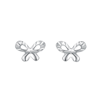 China gold PT950 platinum earrings bow platinum earrings female earrings new jewelry pricing