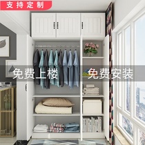 Customized European balcony lockers whole door wardrobe modern economy combination wardrobe large capacity glove cabinet