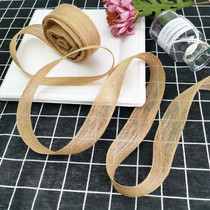 Kindergarten wall blackboard newspaper border decoration DIY handmade material retro basket empty hemp rope woven cloth strip