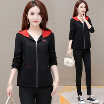 Hooded casual Korean coat womens short little man this year popular Lady foreign style 2021 Spring and Autumn New