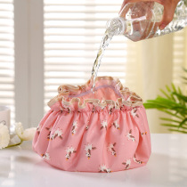 Shower cap women Cute Korean bath adult hair wash headgear fashion waterproof bath thickened household double