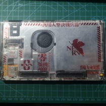 Nintendo switch transparent rear shell host back Neon Evangelion EVA metal sticker ns change Shell