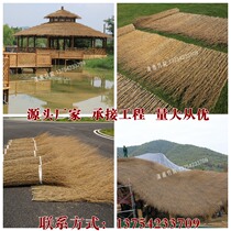 Bamboo branch roof decoration outdoor bamboo pavilion bamboo corridor bamboo gate building bamboo house leisure bamboo shed bamboo thatch installation design