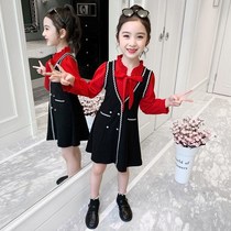 Girl dress autumn 2021 Autumn New style childrens clothes baby long sleeve girl princess skirt
