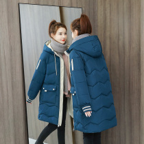 The long - term feather cotton cotton female Han edition of loose cotton cotton jacket in 2022