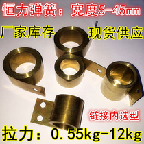 Stainless steel constant spring spring Dishwasher Spring Width 10-45 tensile 0 5-12kg custom