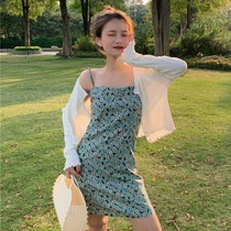 Fungus lace short knitted sunscreen cardigan womens spring and summer 2021 new thin white blouse jacket top