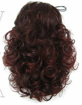 Fake horse tail natural curly hair style wig ponytail short style roll ponytail strap type short ponytail haircut