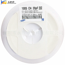 0402 SMD capacitor 20P 20pF ±5% 50V COG CL05C200JB5NNNC 10000PCS