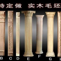 Roman columns decorated European-style TV background wall two guest side column board hall frame decoration decoration sideline parapet shape